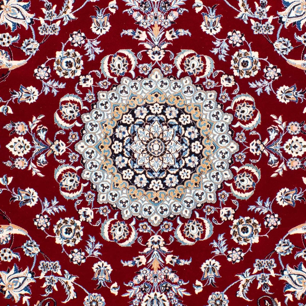 Tappeto Persero - Nain - Premio - 242 x 158 cm - rosso scuro