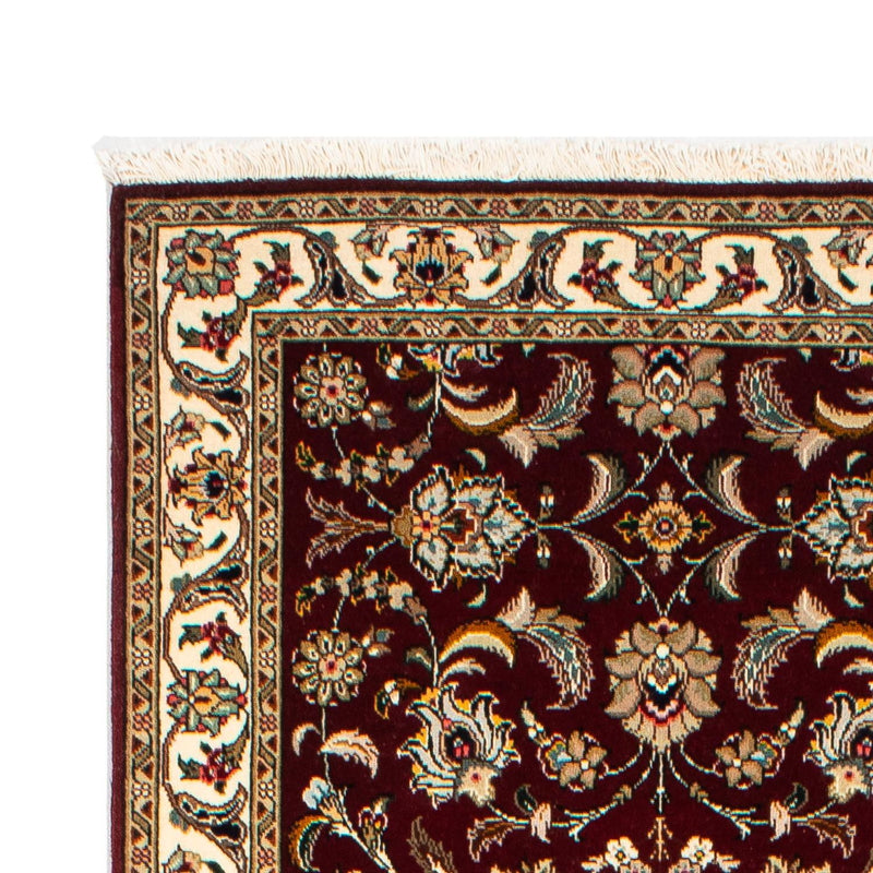Tappeto corsia Tappeto Persero - Tabriz - Reale - 315 x 88 cm - rosso scuro
