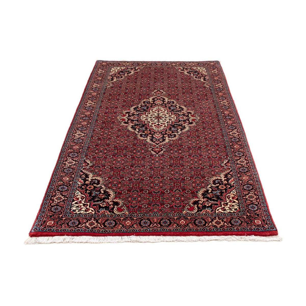 Tappeto corsia Tappeto Persero - Bidjar - 202 x 104 cm - rosso scuro