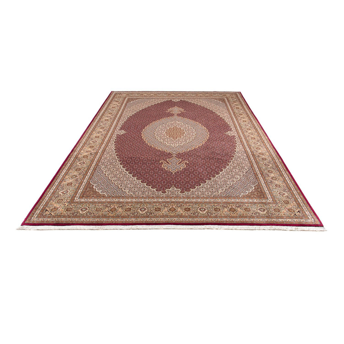 Tappeto Persero - Tabriz - 302 x 198 cm - rosso
