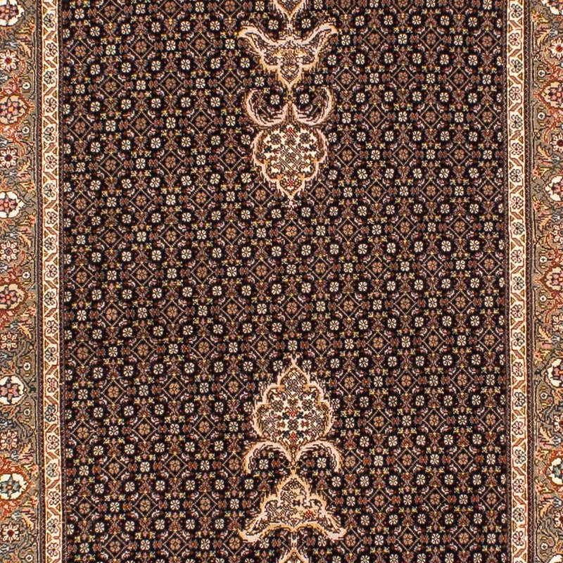 Tappeto corsia Tappeto Persero - Tabriz - 248 x 81 cm - blu scuro