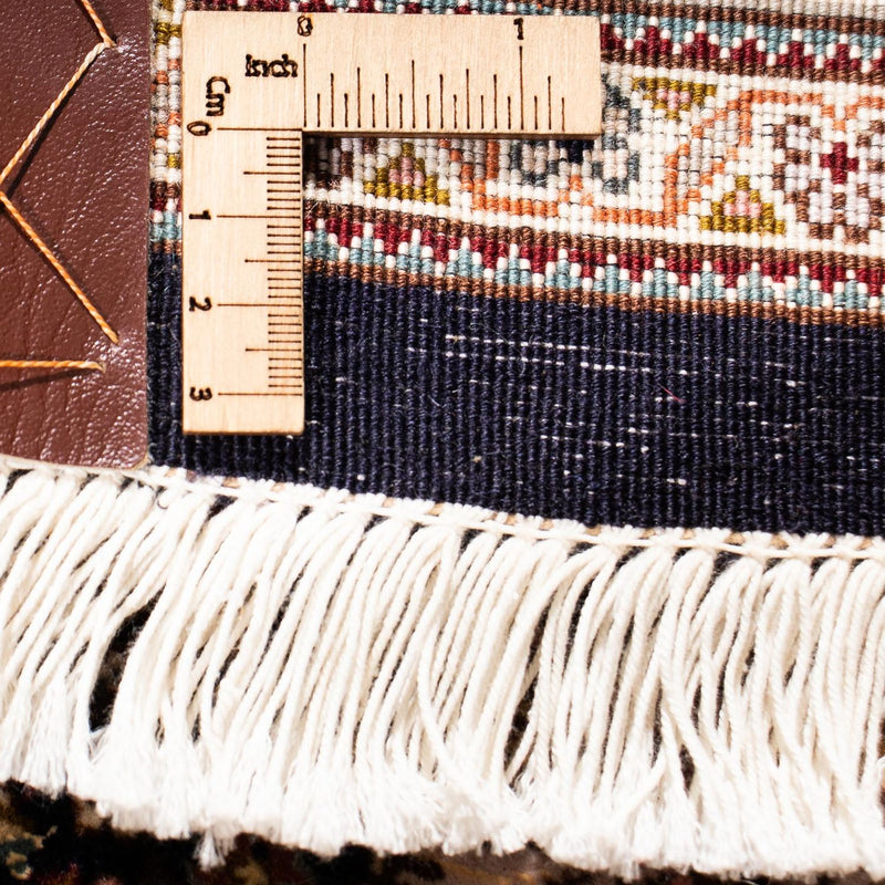 Tappeto corsia Tappeto Persero - Tabriz - 248 x 81 cm - blu scuro