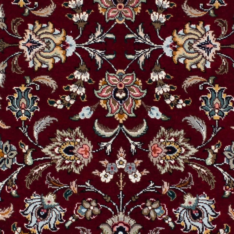 Tappeto corsia Tappeto Persero - Tabriz - Reale - 197 x 87 cm - rosso scuro