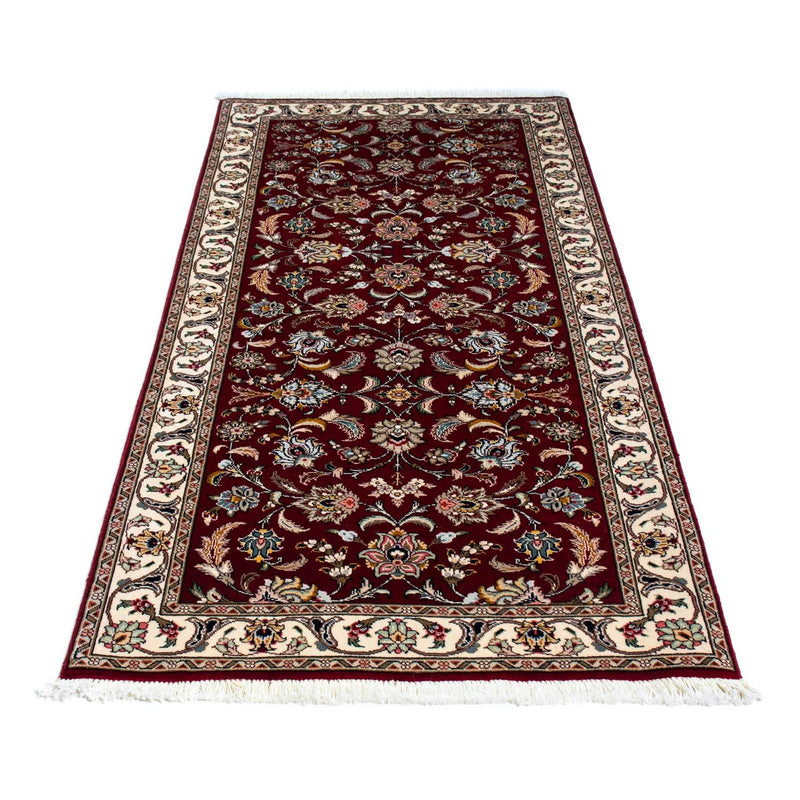 Tappeto corsia Tappeto Persero - Tabriz - Reale - 197 x 87 cm - rosso scuro