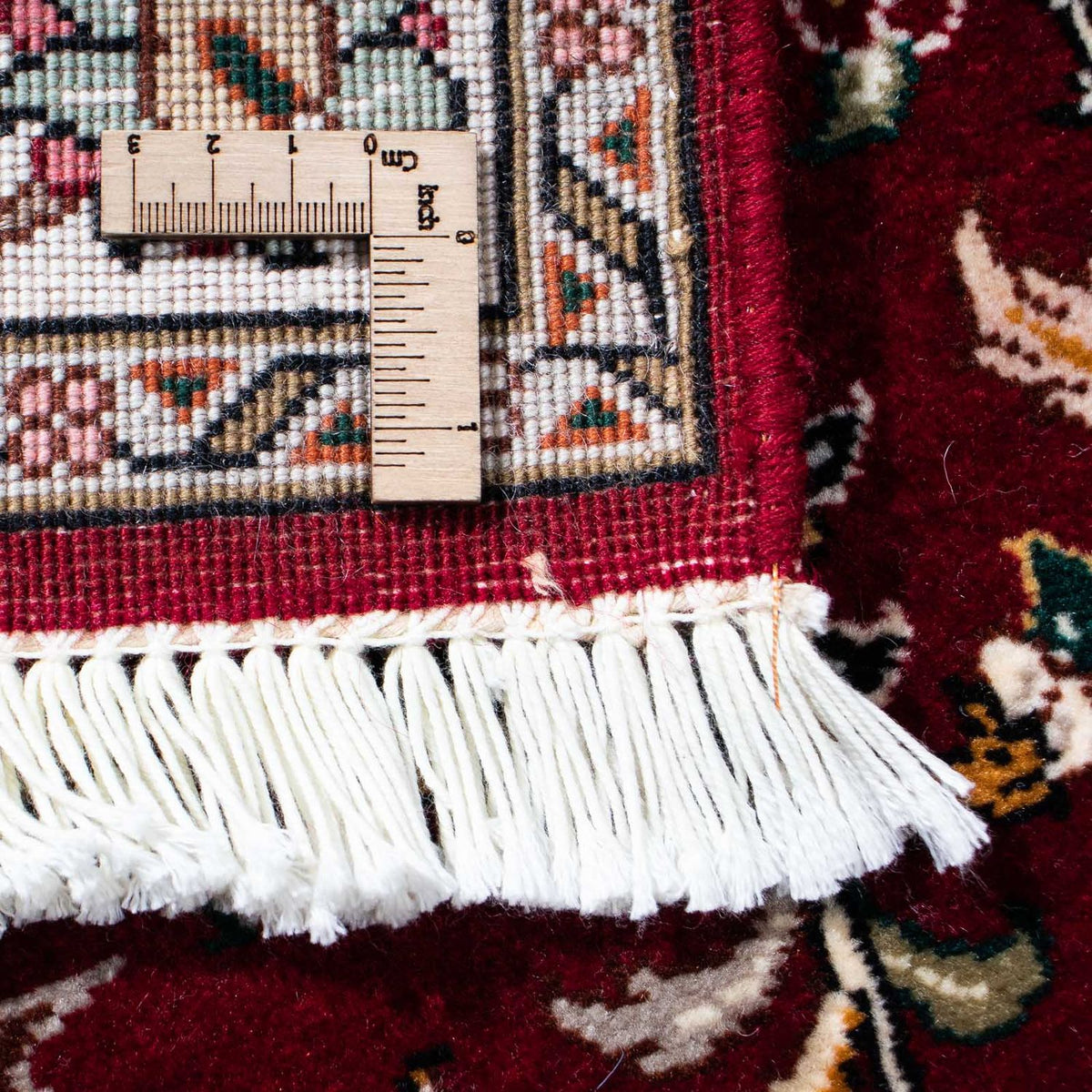 Tappeto corsia Tappeto Persero - Tabriz - Reale - 197 x 87 cm - rosso scuro