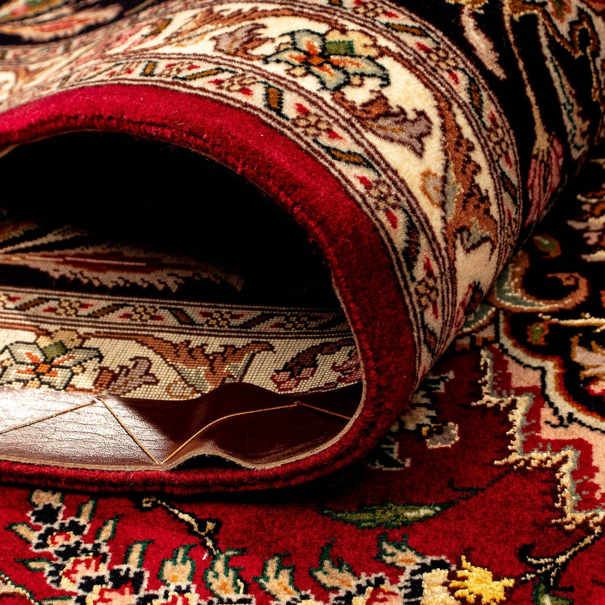 Tappeto Persero - Tabriz - Reale - 342 x 251 cm - rosso scuro