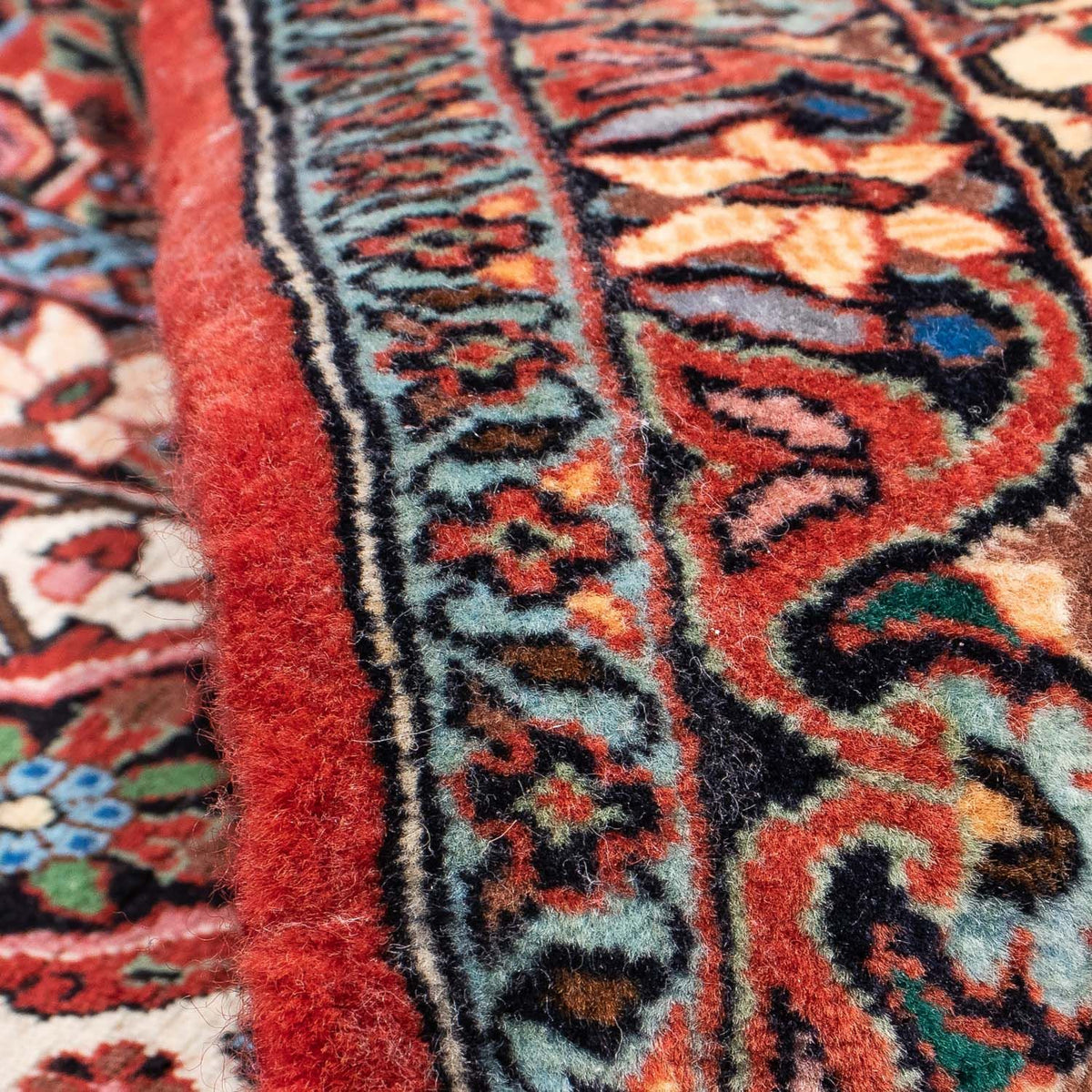 Tappeto Persero - Bidjar - 308 x 254 cm - rosso scuro