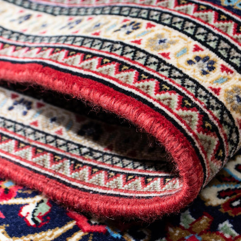 Tappeto corsia Tappeto Persero - Ghom - 197 x 70 cm - blu scuro