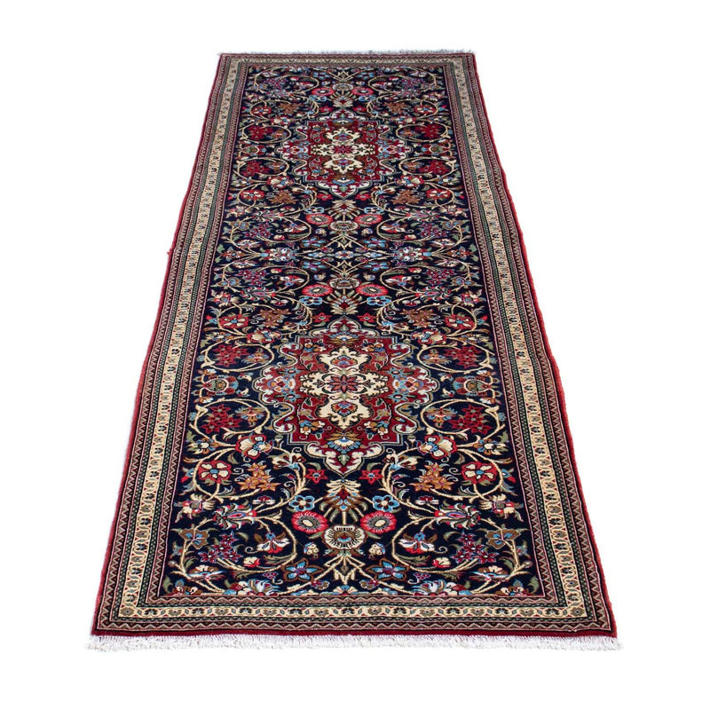 Tappeto corsia Tappeto Persero - Ghom - 197 x 70 cm - blu scuro
