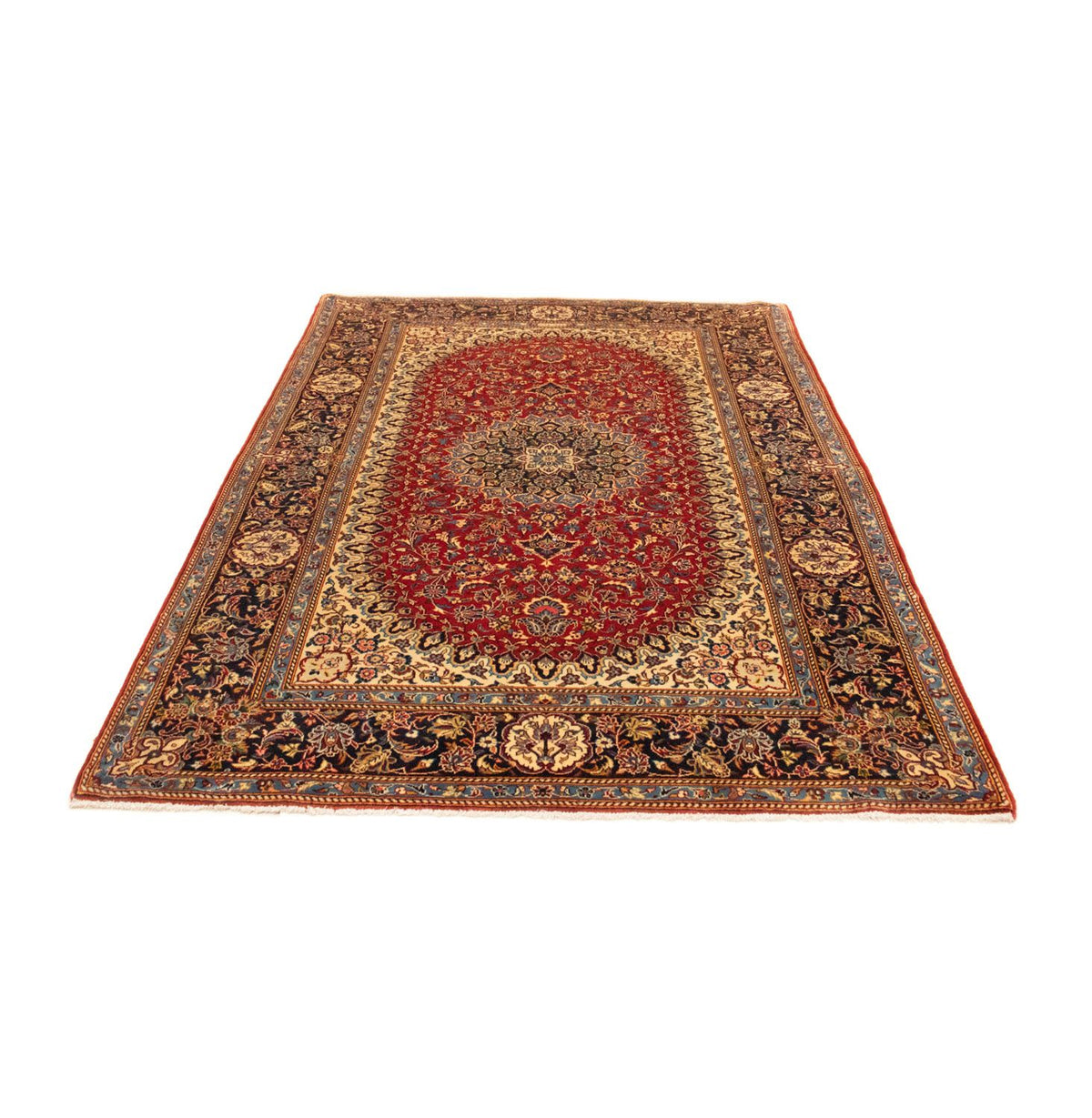 Tappeto Persero - Keshan - 218 x 140 cm - rosso