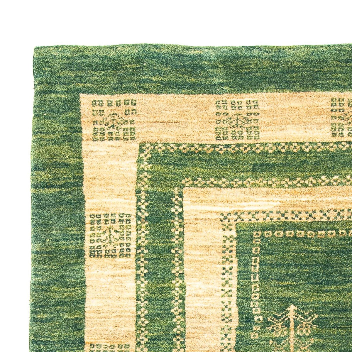 Tappeto Gabbeh - Persero - 188 x 151 cm - verde