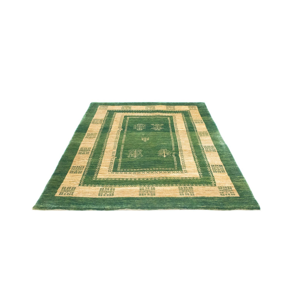 Tappeto Gabbeh - Persero - 188 x 151 cm - verde