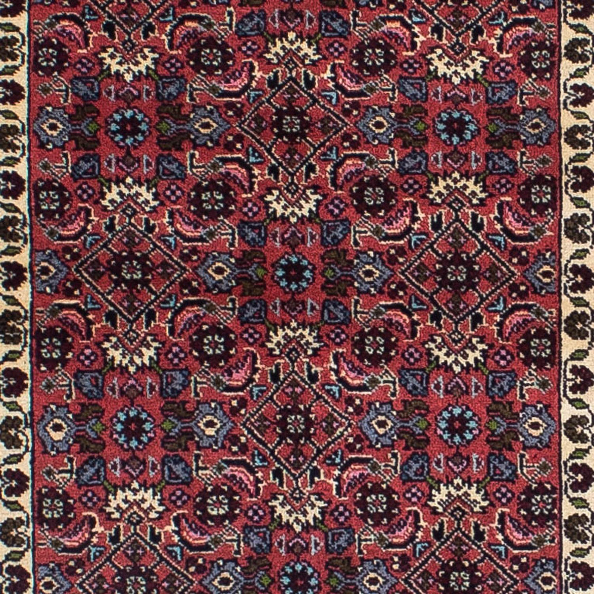 Tappeto corsia Tappeto Persero - Bidjar - 294 x 84 cm - rosso scuro