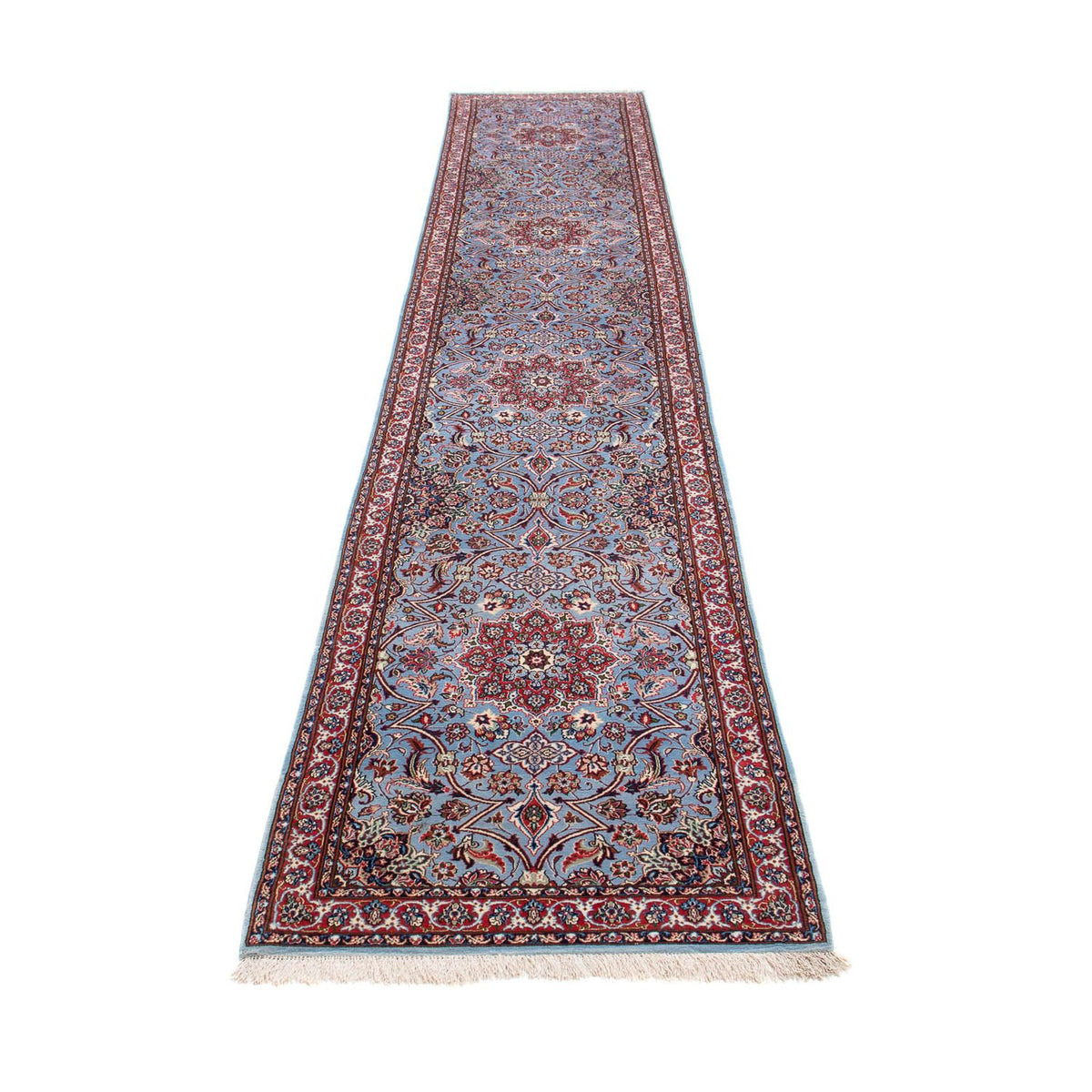 Tappeto corsia Tappeto Persero - Isfahan - Premio - 438 x 80 cm - viola