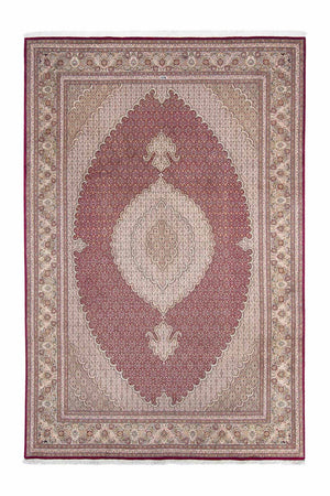 Tappeto Persero - Tabriz - 308 x 200 cm - rosso scuro