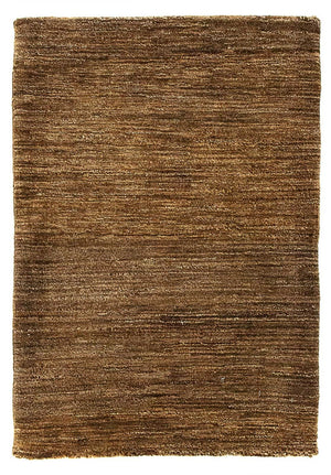 Tappeto Gabbeh - Indus - 92 x 66 cm - marrone scuro
