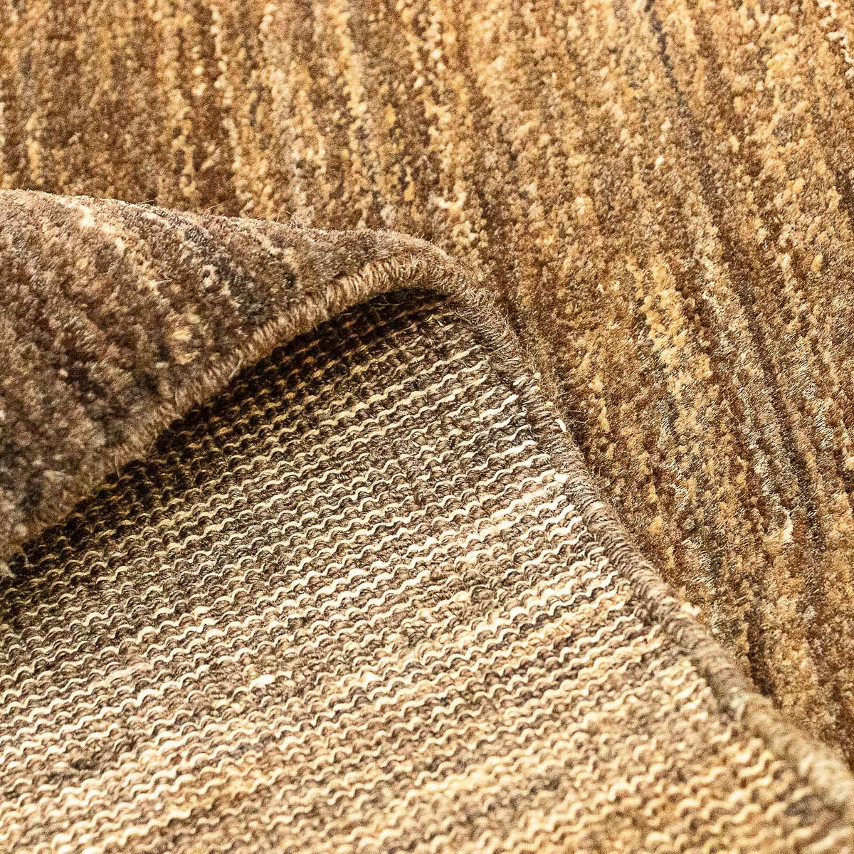 Tappeto Gabbeh - Indus - 92 x 66 cm - marrone scuro