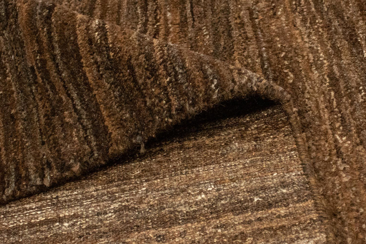Tappeto Gabbeh - Indus - 245 x 170 cm - marrone scuro