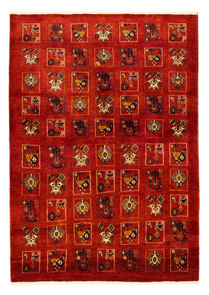 Tappeto Gabbeh - Kashkuli Persero - 214 x 145 cm - rosso scuro