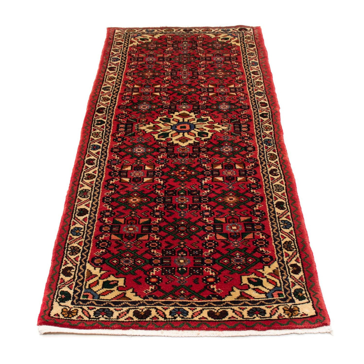Tappeto corsia Tappeto Persero - Nomade - 192 x 70 cm - rosso scuro