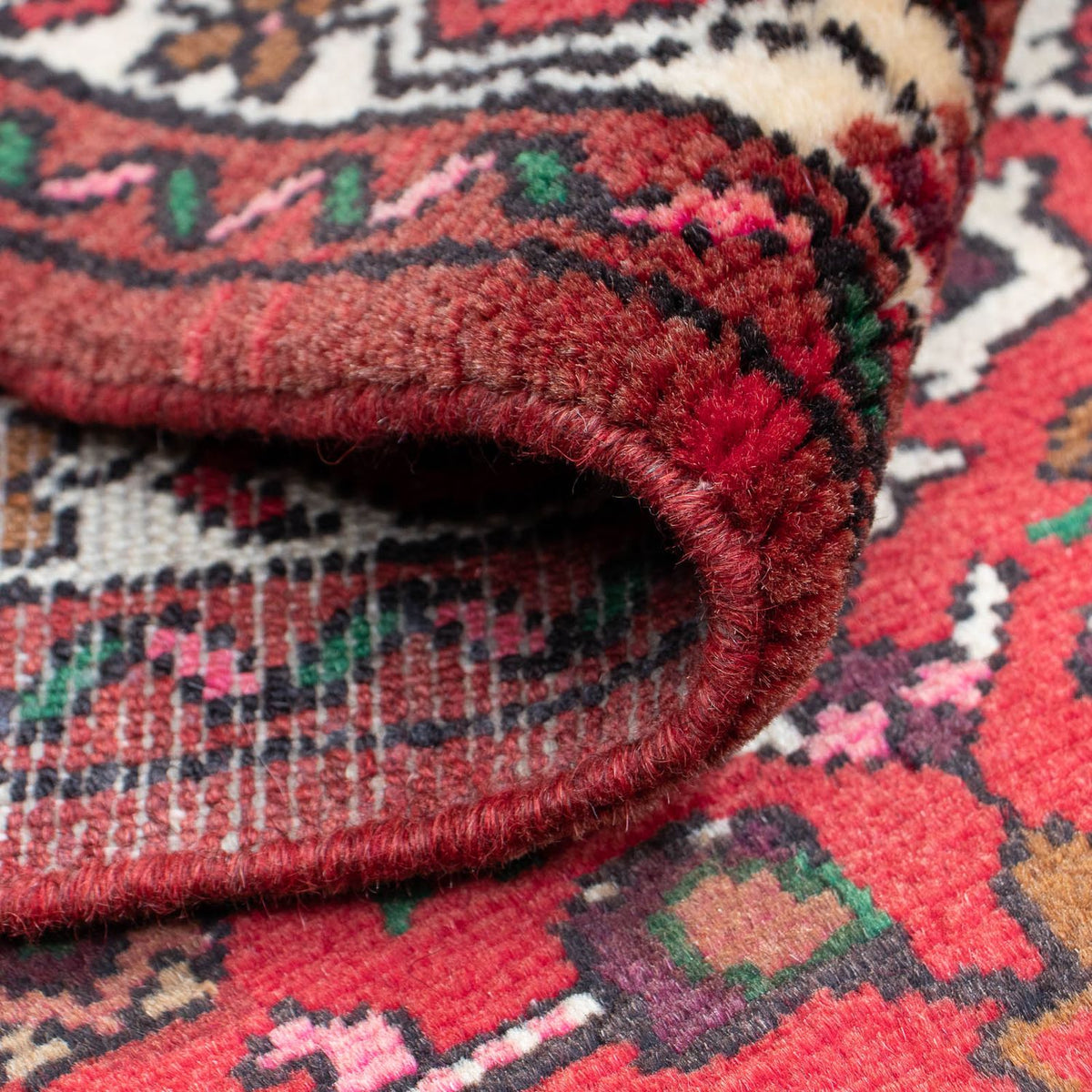 Tappeto corsia Tappeto Persero - Nomade - 200 x 80 cm - rosso scuro