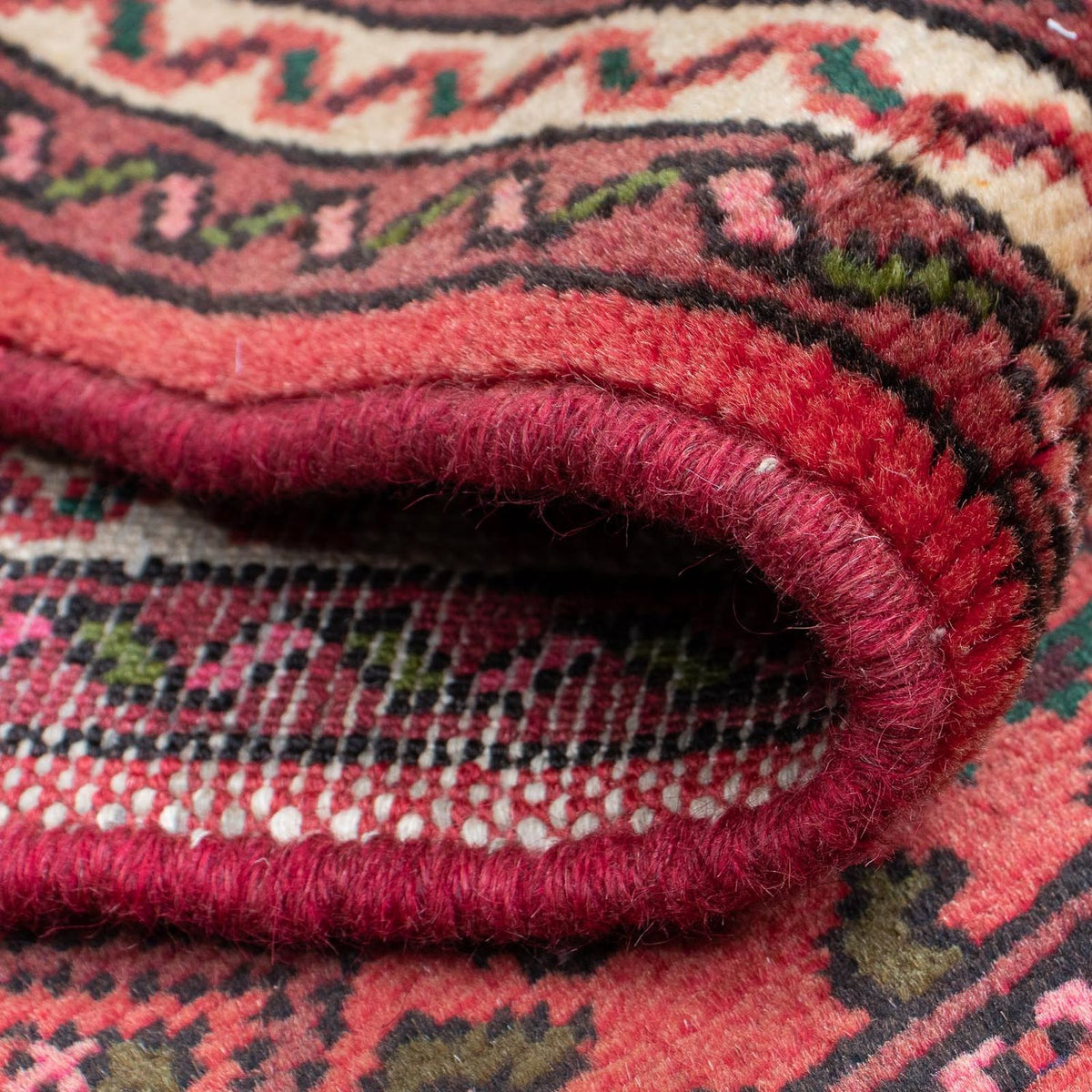 Tappeto corsia Tappeto Persero - Nomade - 198 x 73 cm - rosso scuro