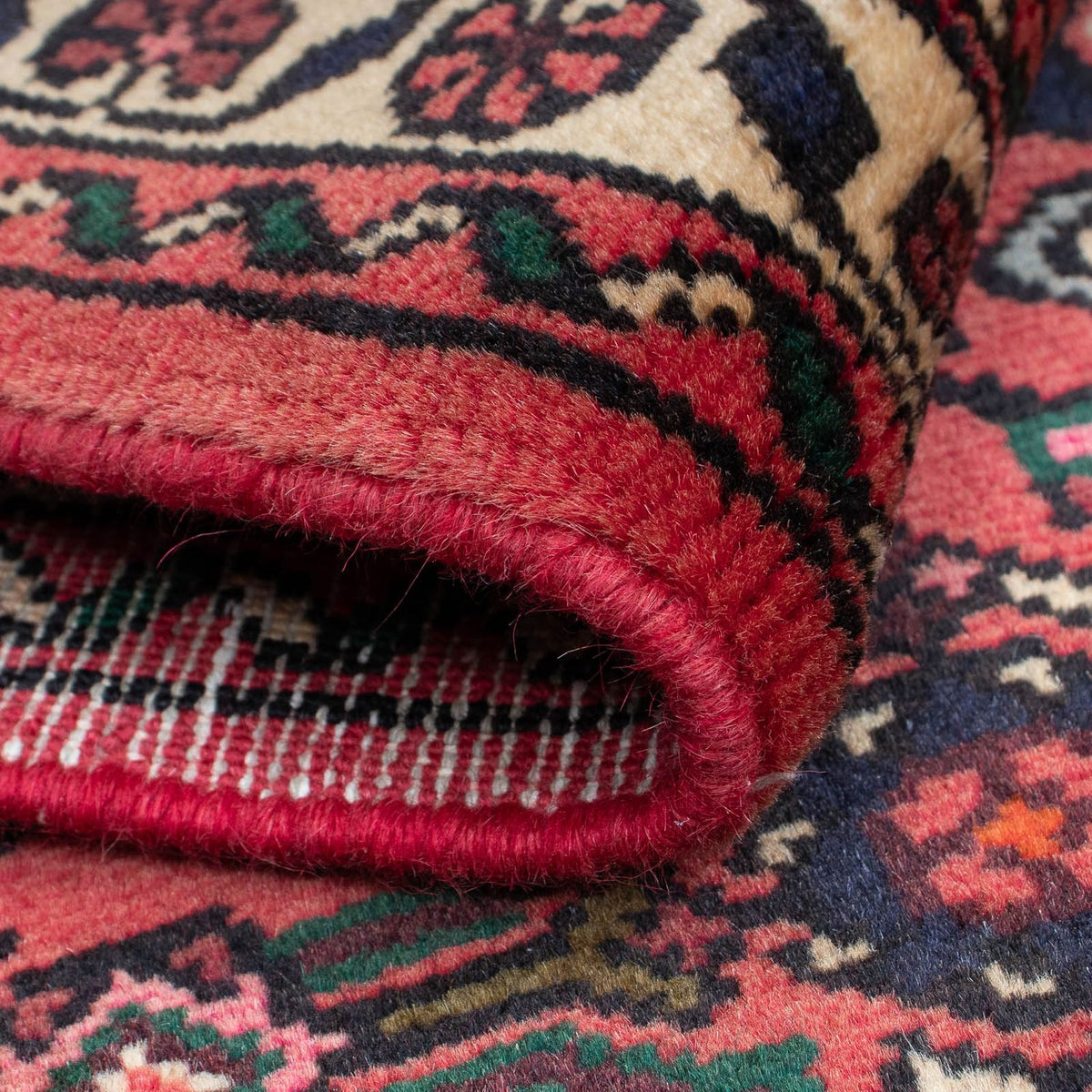 Tappeto corsia Tappeto Persero - Nomade - 200 x 75 cm - rosso scuro