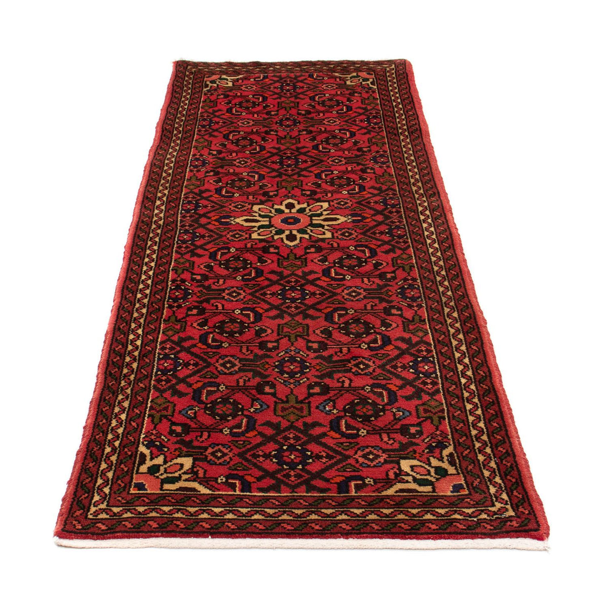 Tappeto corsia Tappeto Persero - Nomade - 200 x 72 cm - rosso scuro