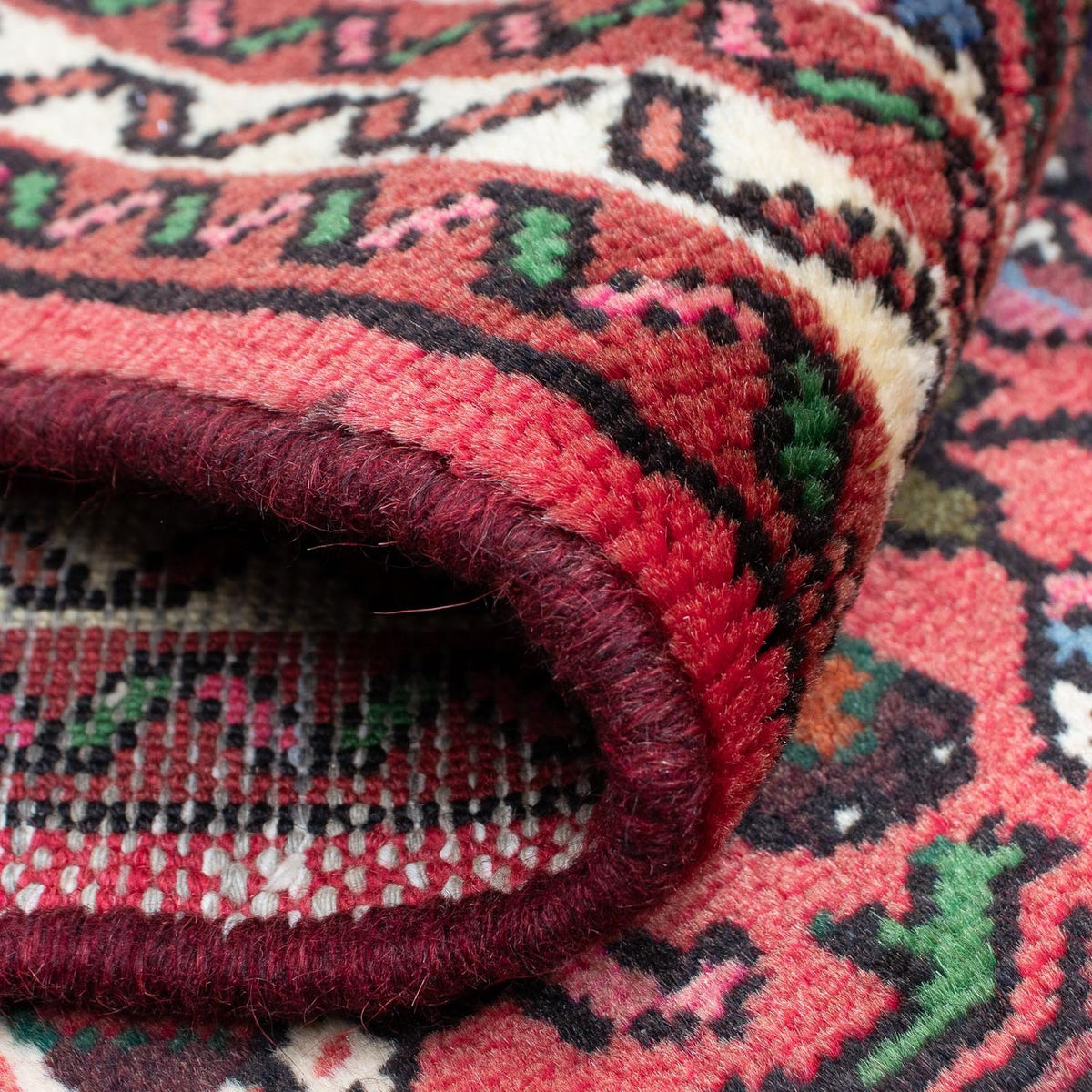 Tappeto corsia Tappeto Persero - Nomade - 188 x 65 cm - rosso scuro