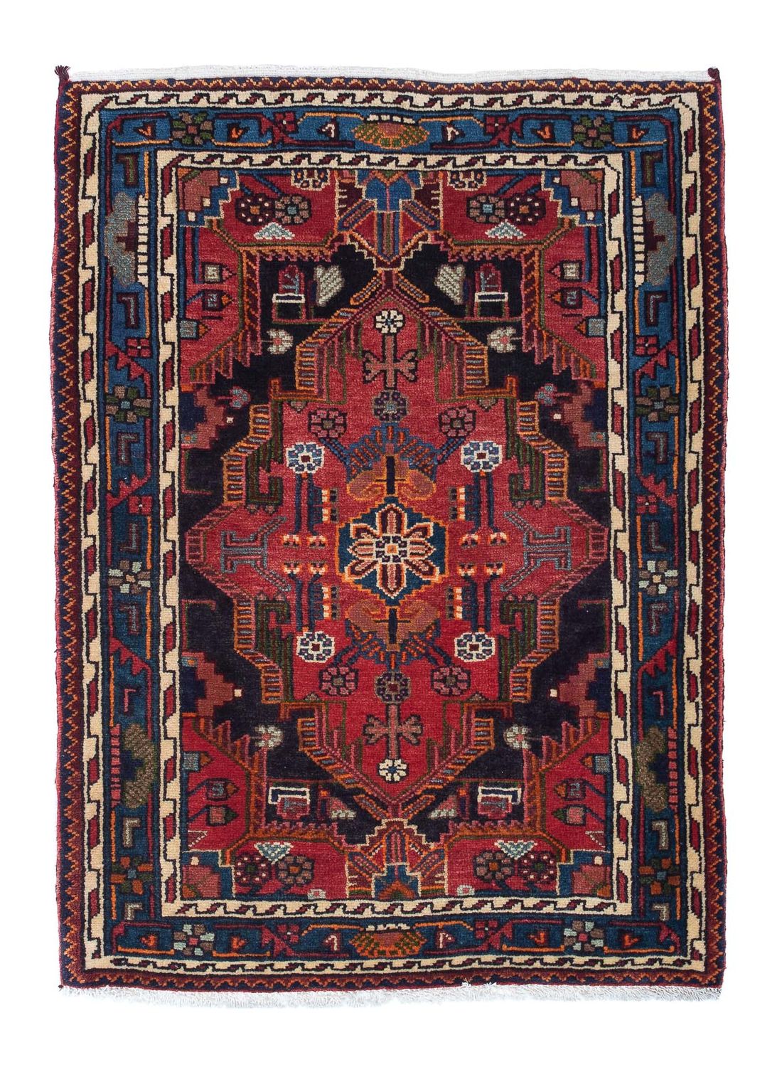 Tappeto Persero - Nomade - 125 x 90 cm - rosso scuro