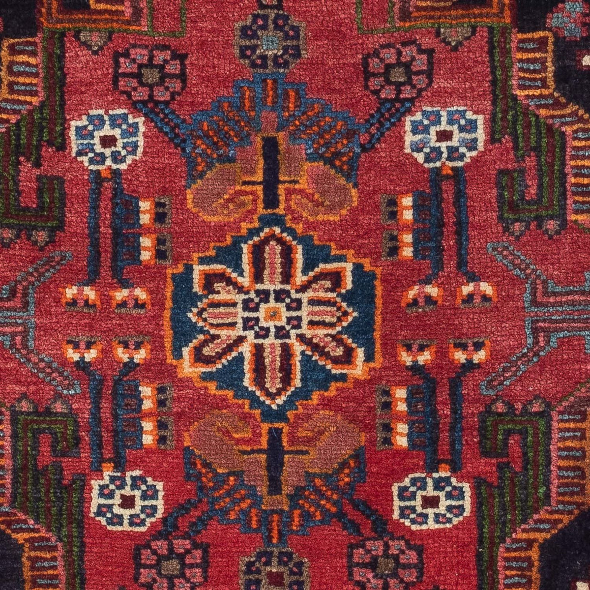 Tappeto Persero - Nomade - 125 x 90 cm - rosso scuro