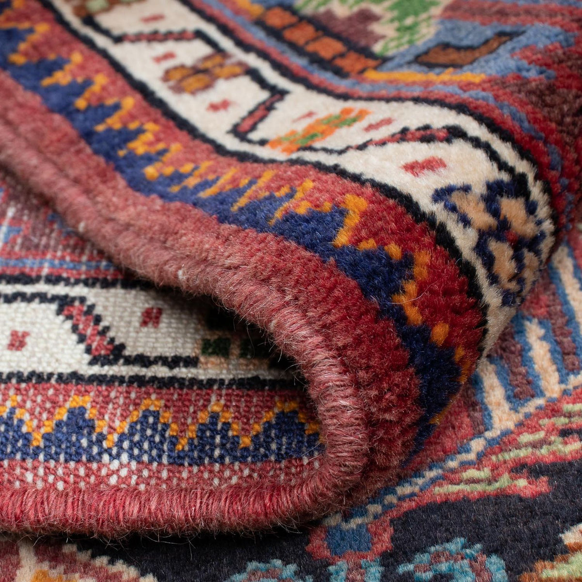 Tappeto Persero - Nomade - 127 x 90 cm - rosso scuro