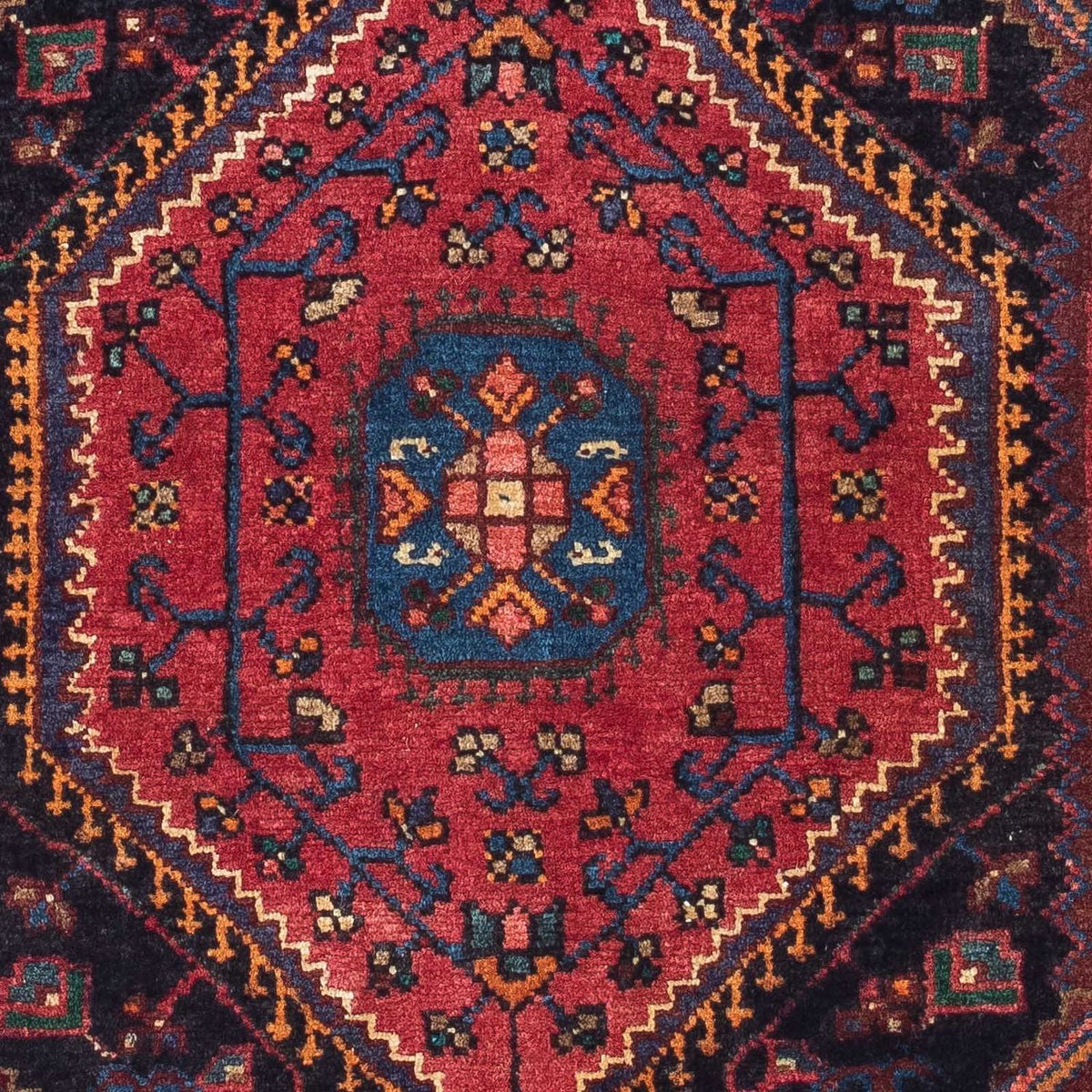 Tappeto Persero - Nomade - 138 x 88 cm - rosso scuro