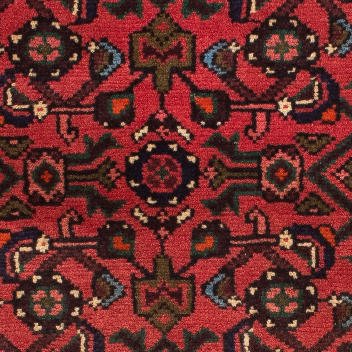 Tappeto corsia Tappeto Persero - Nomade - 195 x 74 cm - rosso scuro