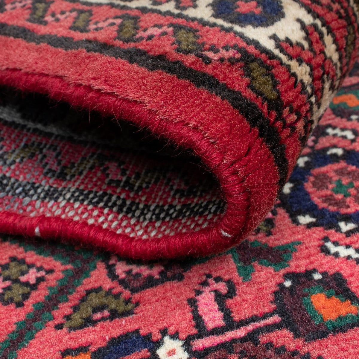 Tappeto corsia Tappeto Persero - Nomade - 195 x 74 cm - rosso scuro