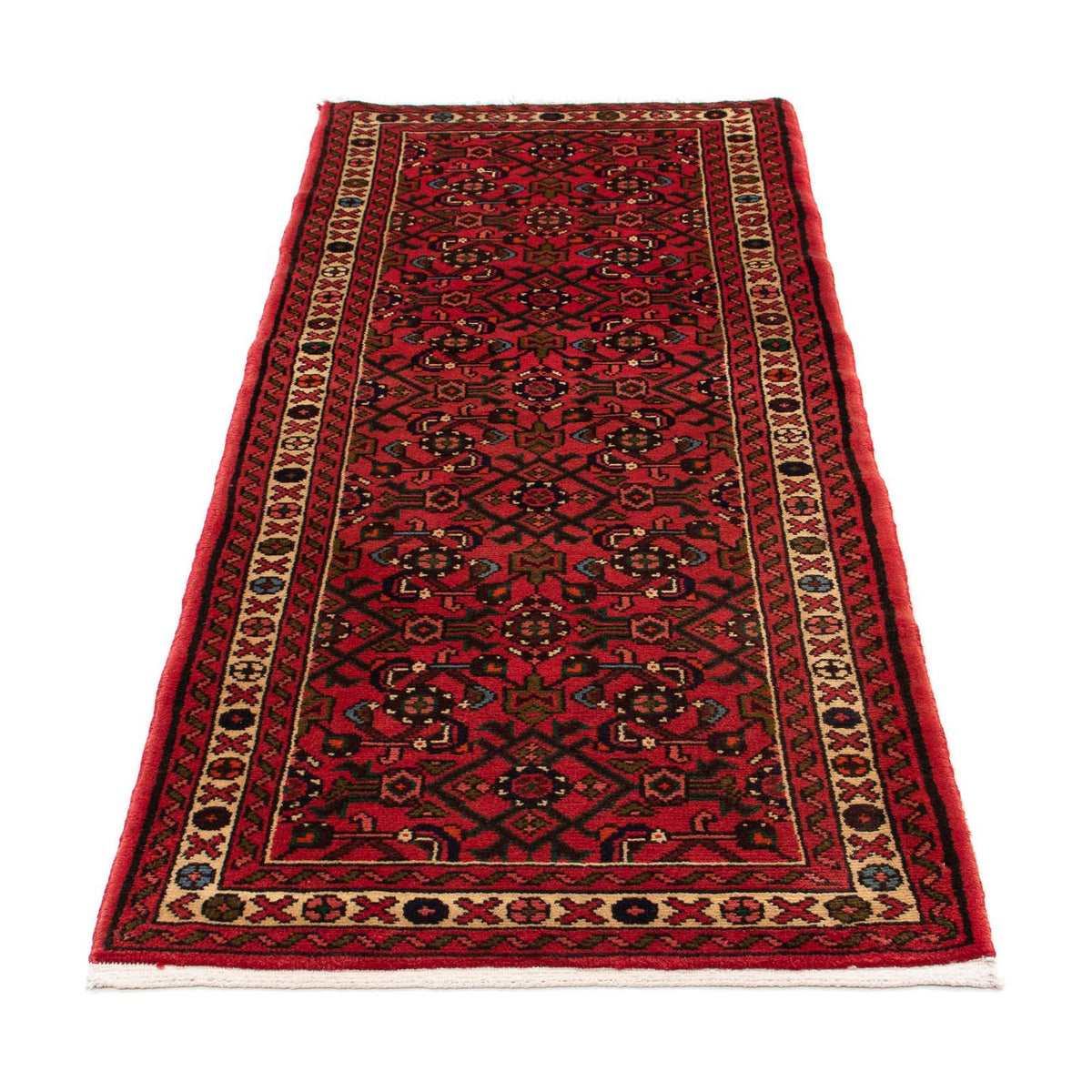 Tappeto corsia Tappeto Persero - Nomade - 195 x 74 cm - rosso scuro