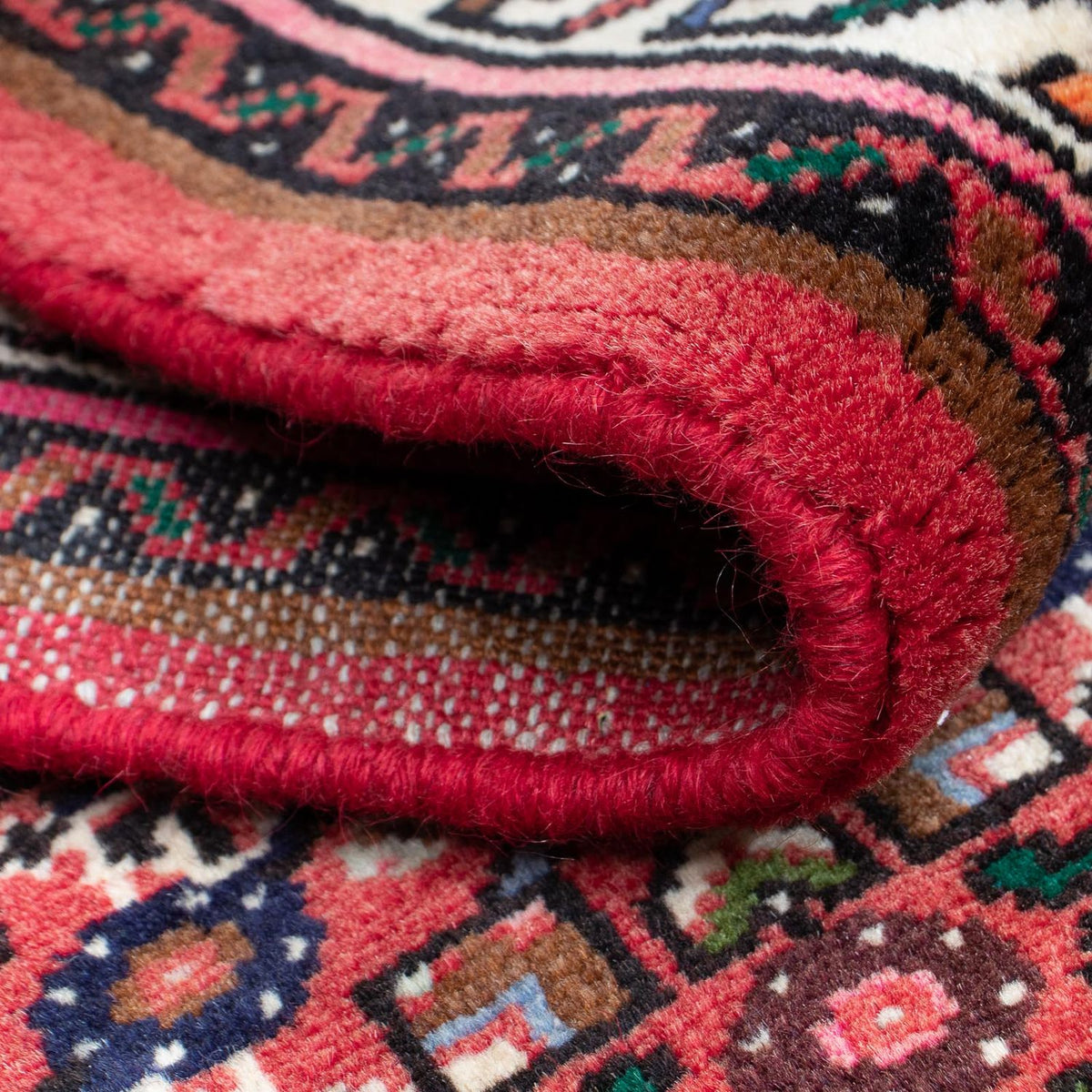 Tappeto corsia Tappeto Persero - Nomade - 205 x 75 cm - rosso scuro