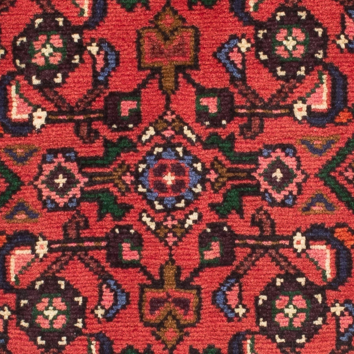 Tappeto corsia Tappeto Persero - Nomade - 195 x 68 cm - rosso scuro