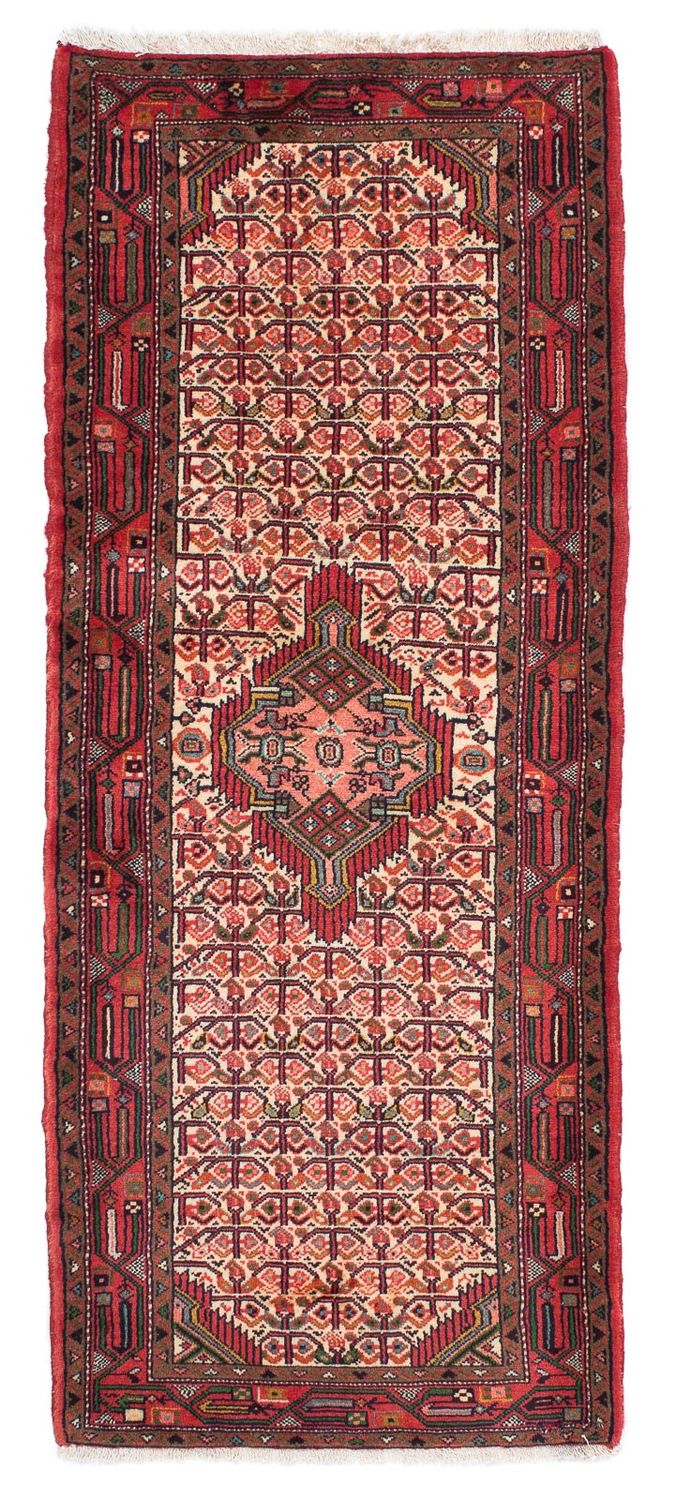 Tappeto corsia Tappeto Persero - Nomade - 195 x 76 cm - rosso scuro