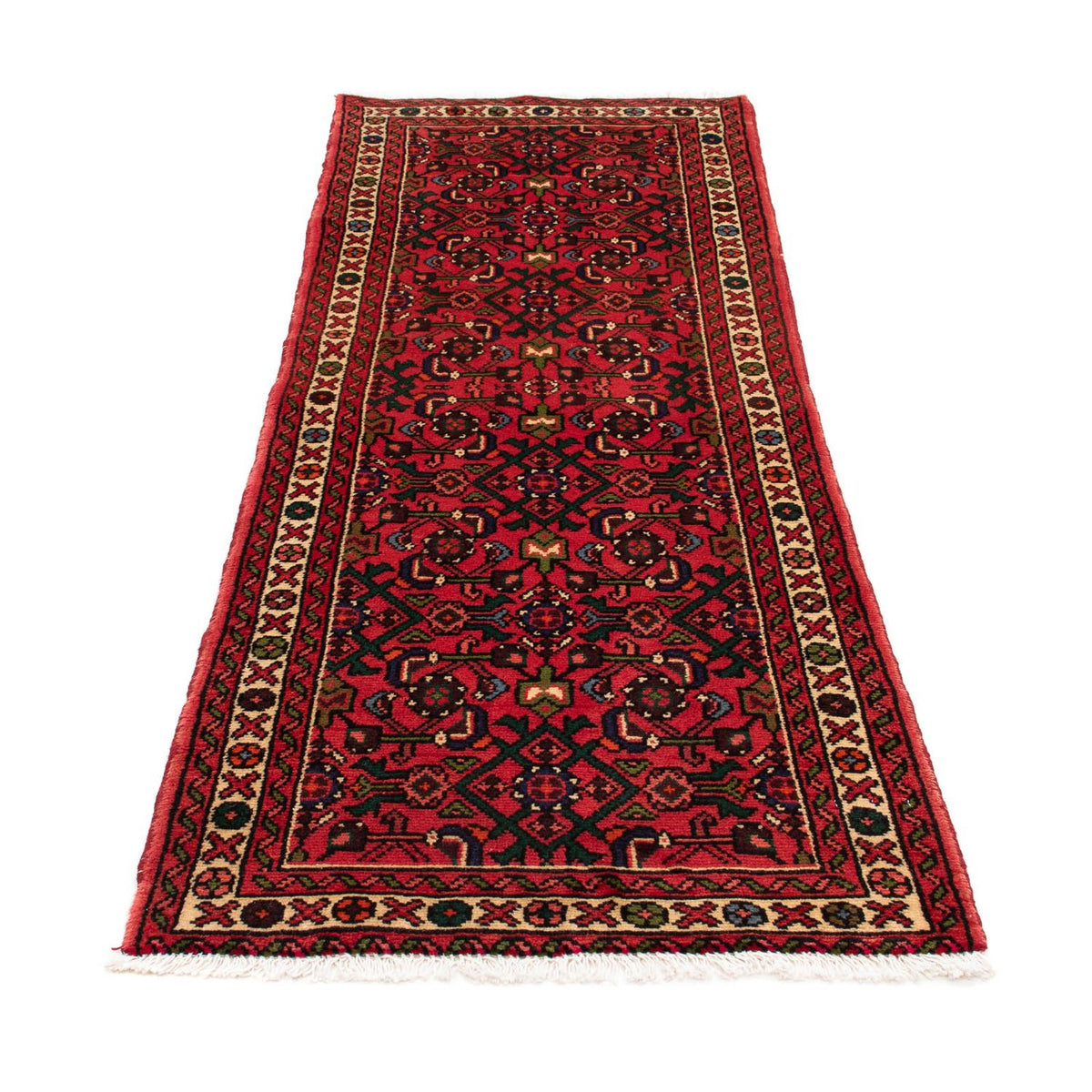 Tappeto corsia Tappeto Persero - Nomade - 198 x 75 cm - rosso scuro