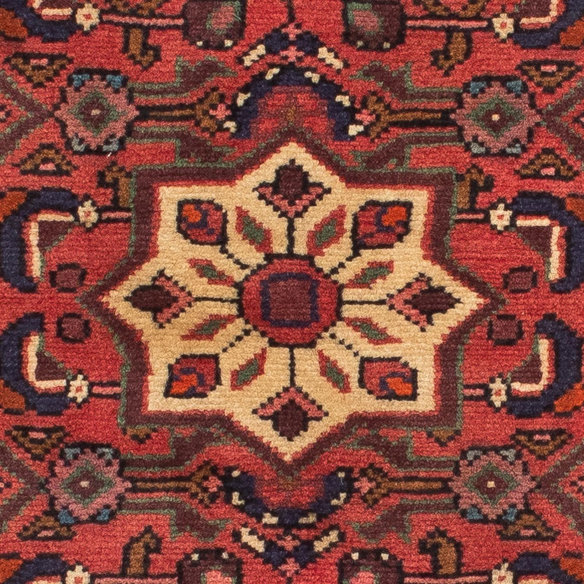 Tappeto corsia Tappeto Persero - Nomade - 192 x 70 cm - rosso scuro