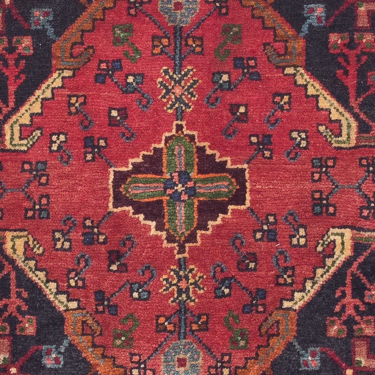 Tappeto Persero - Nomade - 155 x 108 cm - rosso scuro