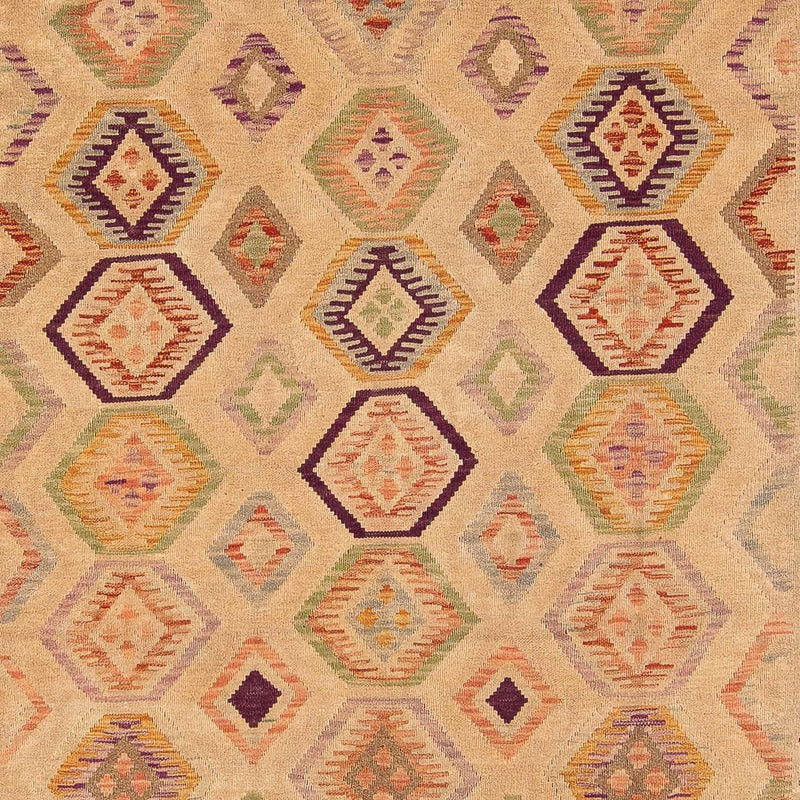 Tappeto Kelim - Splash - 290 x 200 cm - marrone chiaro