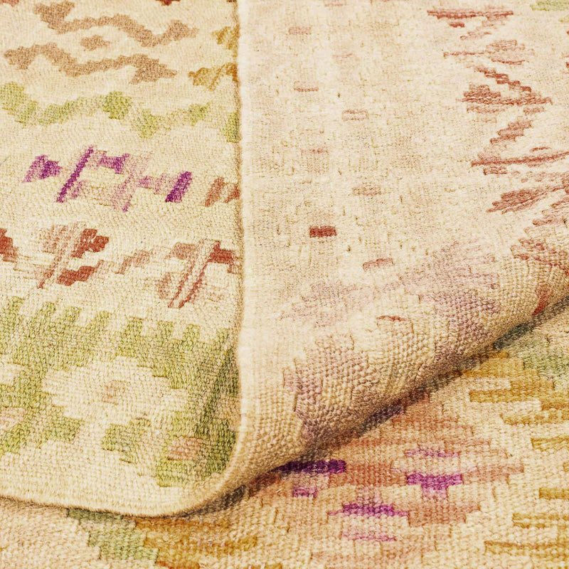 Tappeto Kelim - Splash - 290 x 200 cm - marrone chiaro