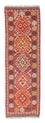 Tappeto corsia Tappeto Kelim - Splash - 183 x 58 cm - rosso
