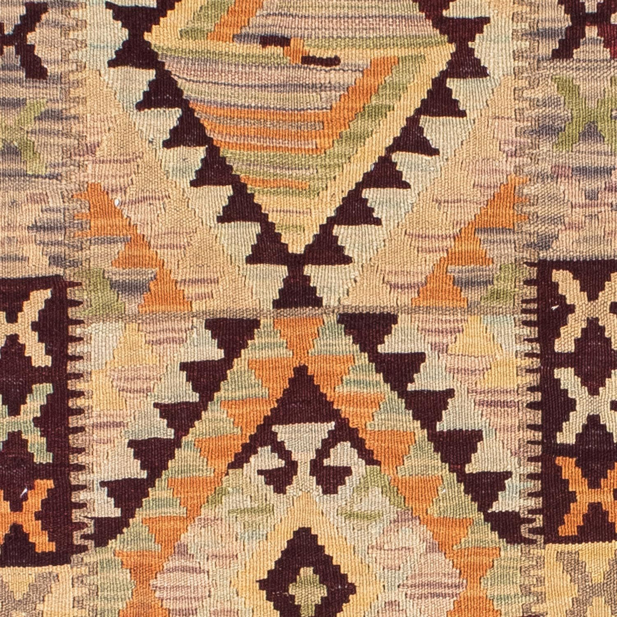 Tappeto corsia Tappeto Kelim - Orientale - 200 x 69 cm - beige