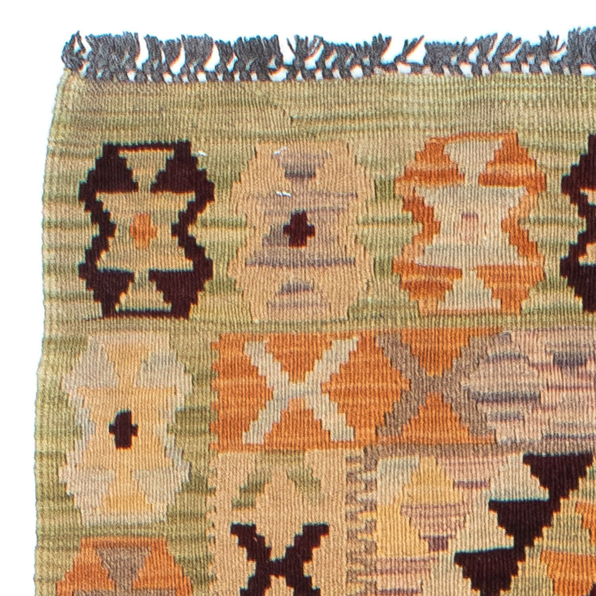 Tappeto corsia Tappeto Kelim - Orientale - 200 x 69 cm - beige
