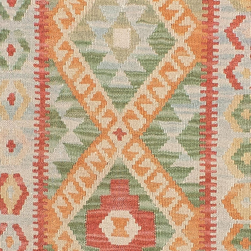 Tappeto corsia Tappeto Kelim - Splash - 287 x 83 cm - multicolore