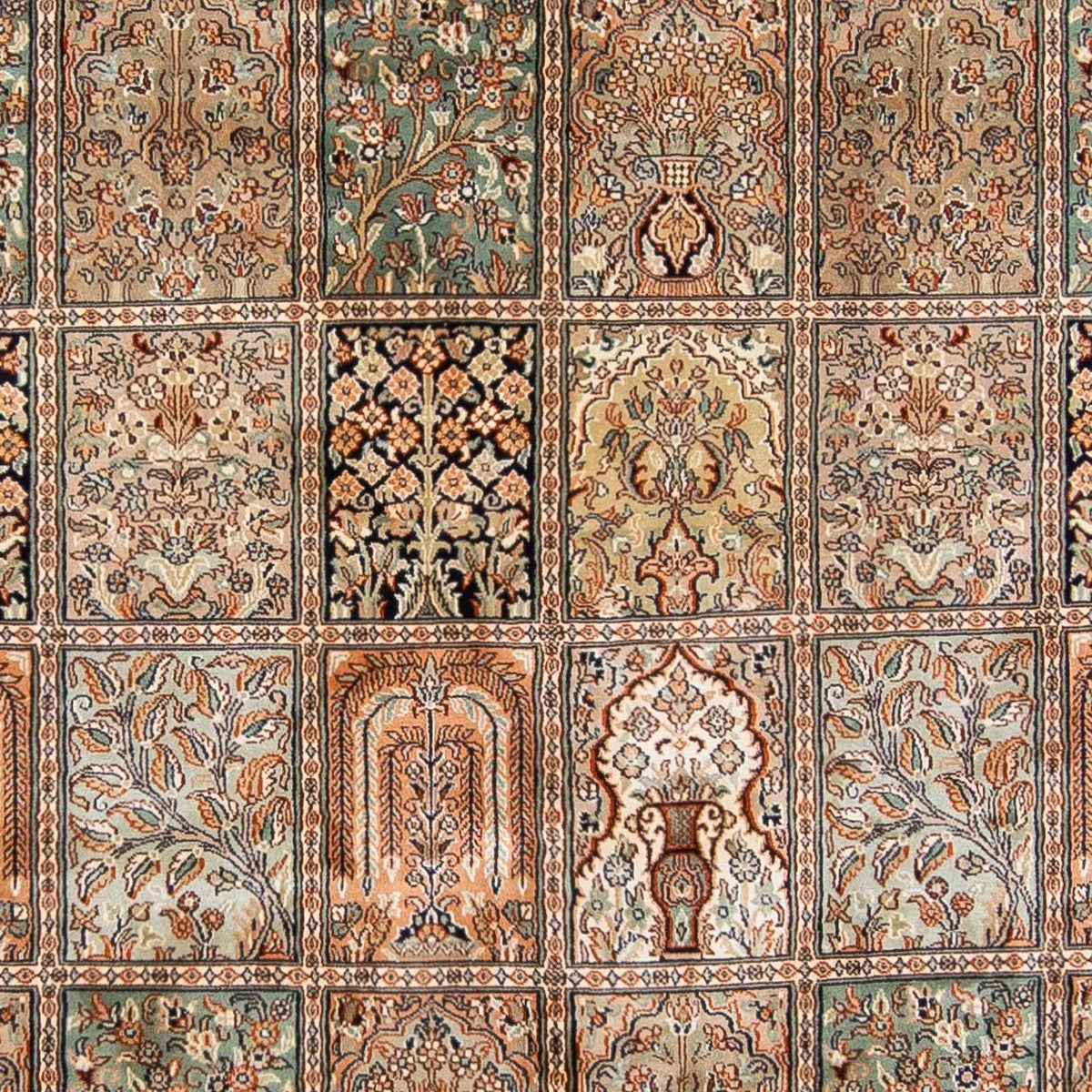 Tappeto di seta - Seta del Kashmir - 260 x 172 cm - multicolore