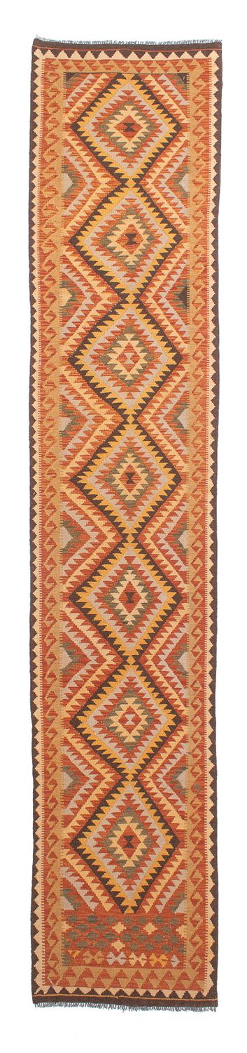 Tappeto corsia Tappeto Kelim - Splash - 394 x 76 cm - multicolore